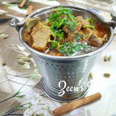 A picture of Balti Gosht.