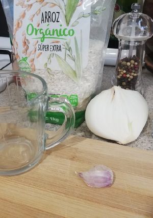 Una foto de Arroz sencillo
