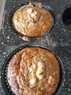 A picture of Healthy Banana and oats muffins.