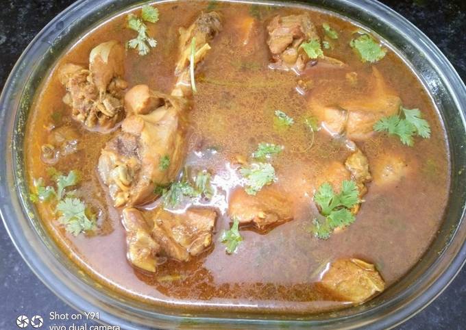 Pressure cooker chicken online curry