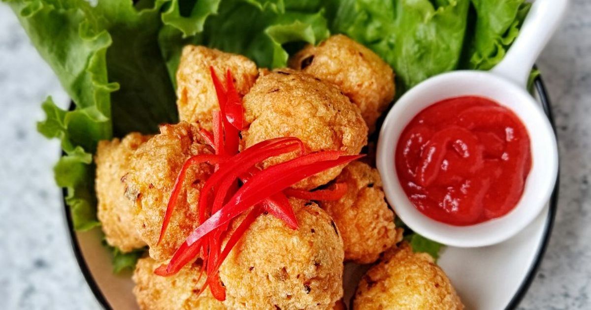 Bola Bola Udang Tahu Goreng