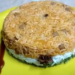 A picture of Tiranga Pulao.