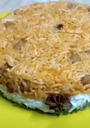 A picture of Tiranga Pulao.