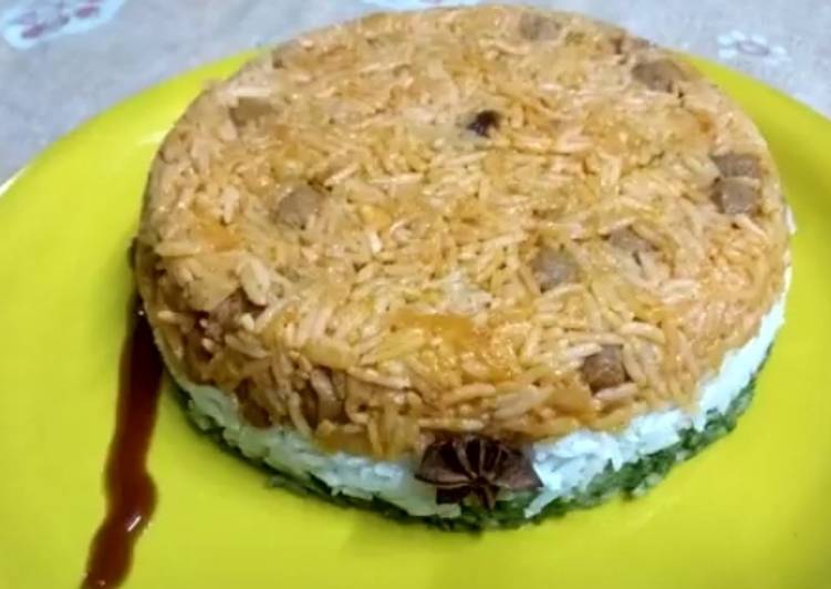 Recipe of Quick Tiranga Pulao