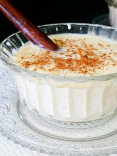 Una foto de Arroz con leche y nata