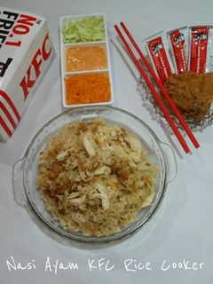 Foto resep Nasi Ayam KFC (rice cooker)