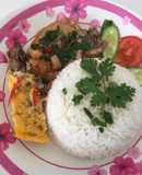 Cơm sườn rim, chã