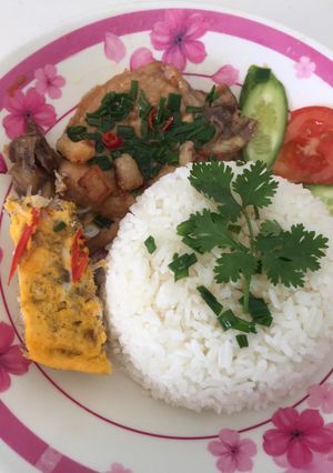 Hình của món Cơm sườn rim, chã.