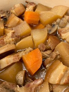 香滷蘿蔔五花肉 的食譜成品照片