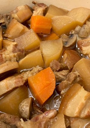 香滷蘿蔔五花肉 的食譜成品照片