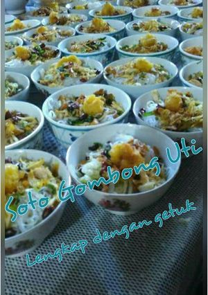 Foto resep Soto gombong uti - lengkap dg getuk