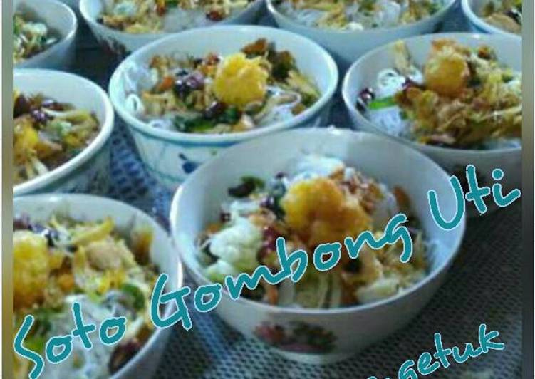 Resep Soto gombong uti lengkap dg getuk oleh Mayang 