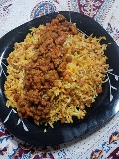 عکسی از دستور هویج پلو با عدس