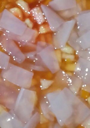 Foto resep Es buah kweni nata de coco