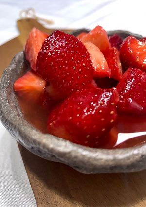 Una foto de 🍓Fresas con pimienta 🍓