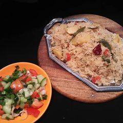 A picture of Simple Vegetable Pulao #CookpadApp.