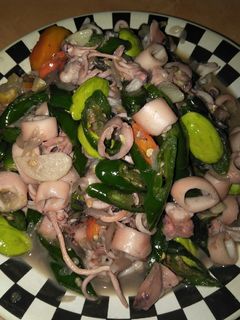 Foto resep Cumi asin pete cabe ijo