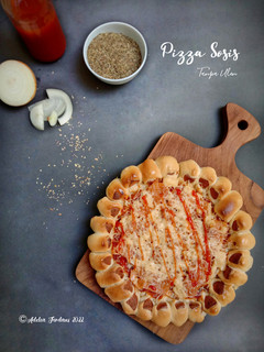 Foto resep Pizza Sosis (Tanpa Ulen)