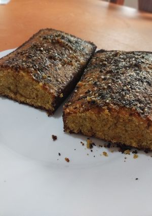Una foto de Budín de zanahoria y miel