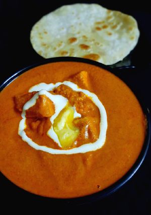 பனீர் பட்டர் மசாலா (paneer butter masala recipe in Tamil) செய்முறை முக்கிய புகைப்படம்