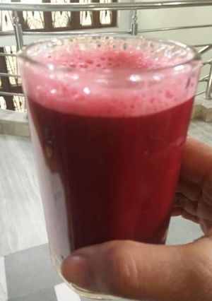 A picture of Carrot & Beetroot juice.