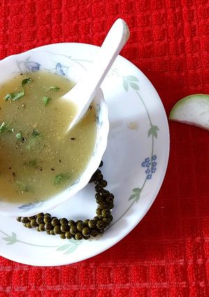 A picture of Drumstick Soup.