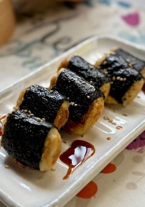 海苔豆腐排(奶蛋素) 的食譜成品照片