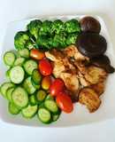 Lườn gà áp chảo keto