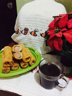 Foto resep Roti goreng isi sosis