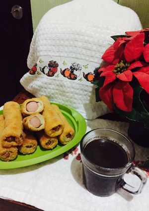 Foto resep Roti goreng isi sosis