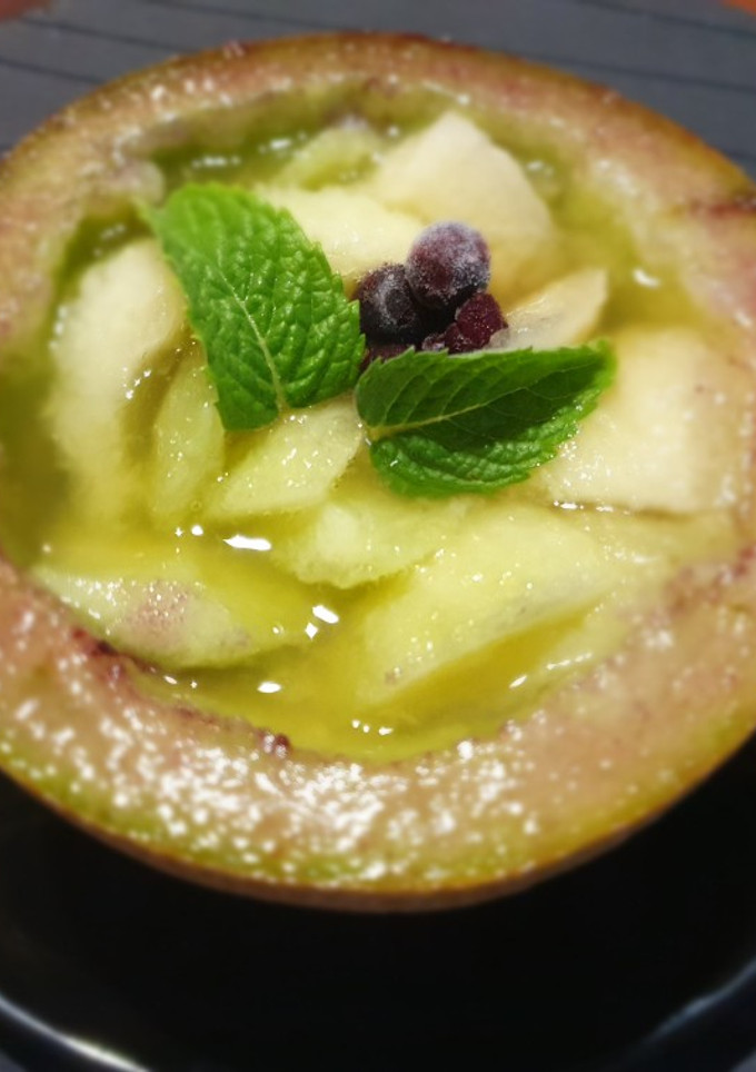 Una foto de Melón con moscatel