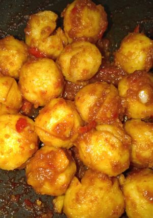 Foto resep Bakso Balado 😍