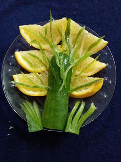 عکسی از دستور بشقاب میوه کودک