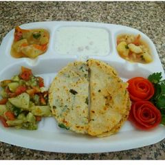 A picture of Samak rice cheela.