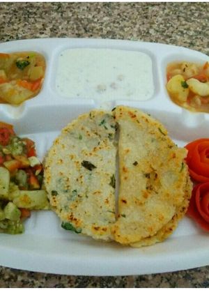 A picture of Samak rice cheela.