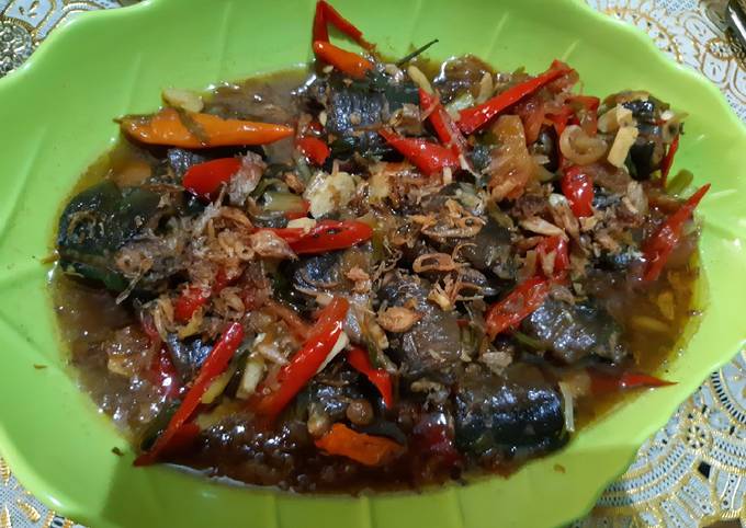 Resep terikan ikan belut jawa