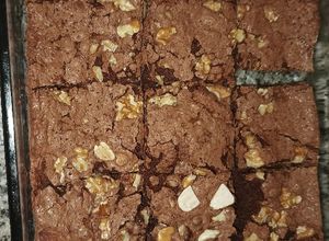 Una foto de Brownie con Toddy