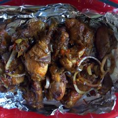 A picture of Peppered Guinea fowl.