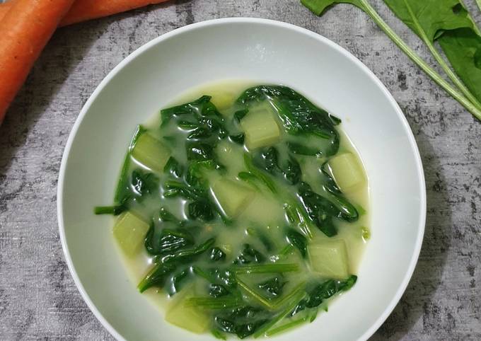 Bobor Bayam Labu Siam