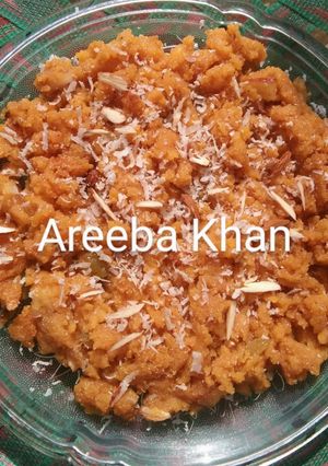 A picture of Makhandi Halwa.