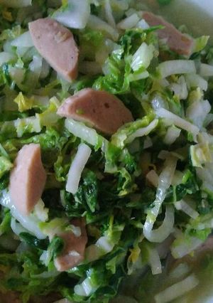 Foto resep Cah Sawi Putih + Bakso