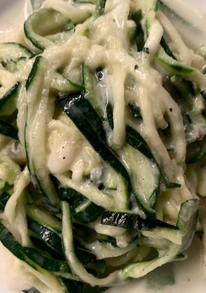 Foto principal de Zoodles con pera y gorgonzola