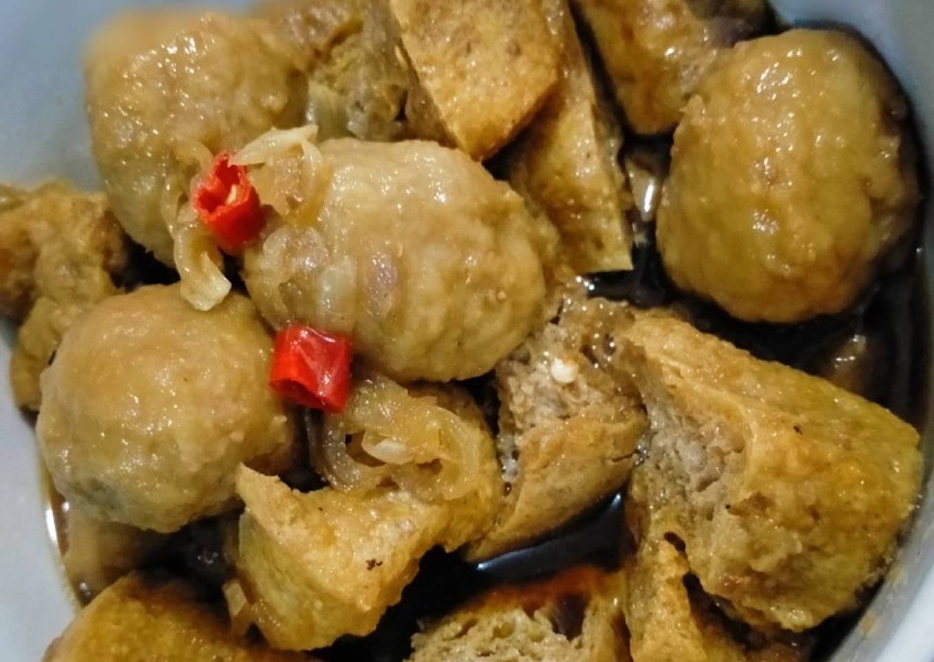 319. Semur Pentol Tahu