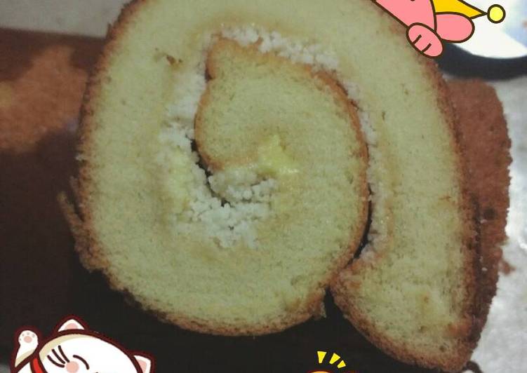Langkah meracik Bolu Gulung Nanas Keju, Menggugah Selera