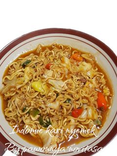 Foto resep Indomie nyemek / mie nyemek