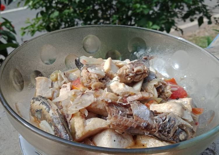 Resep Lodeh tahu pindang nyemek, Lezat Sekali