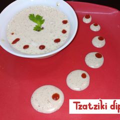 A picture of Tzatziki dip.