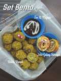 Set Bento - Bebola Brokoli /Telur Gulung Bersayur