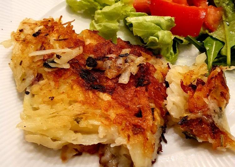How to Make Any-night-of-the-week Papas Rosti con ensalada verde