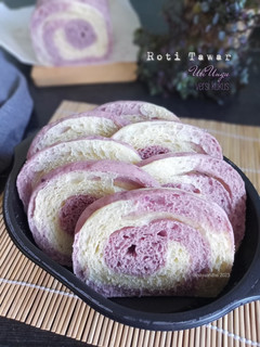 Foto resep Roti Tawar Ubi Ungu versi kukus